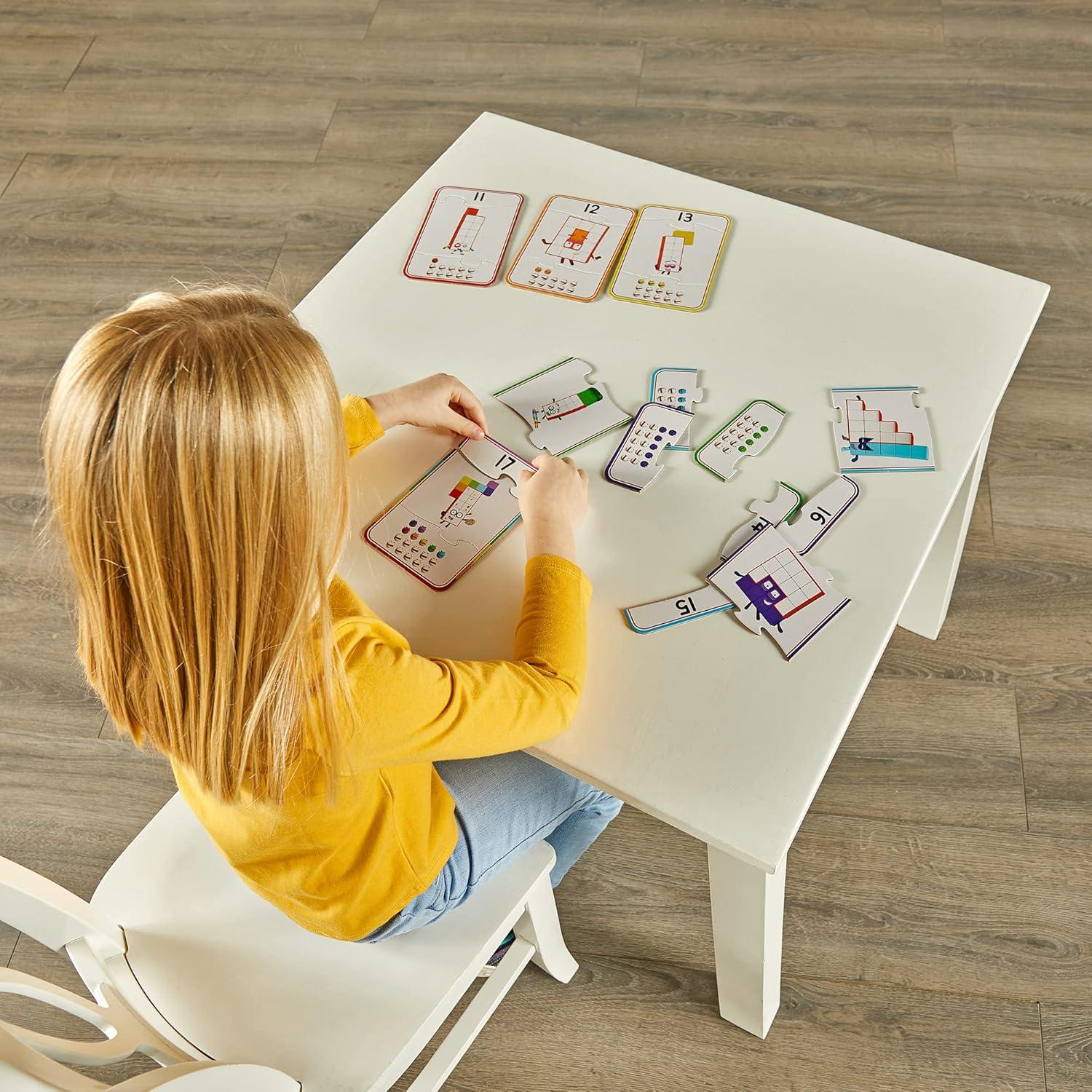 image:imagehand2mind Numberblocks Counting Puzzle Set Number Puzzle Counting Games for Kids Ages 35 Numbers for Toddlers Math Games for Kids Matching Game Educational Toys Preschool Learning Activities