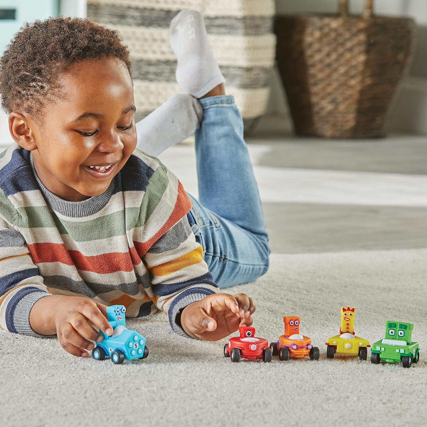 image:imagehand2mind Numberblocks Mini Vehicles Race Car Toys Toy Vehicle Playsets Play Figure Playsets Small Figurines for Kids Number Toys Counting Toys Math Toys for Kids 35 Birthday Gifts for KidsNumberblocks Vehicles