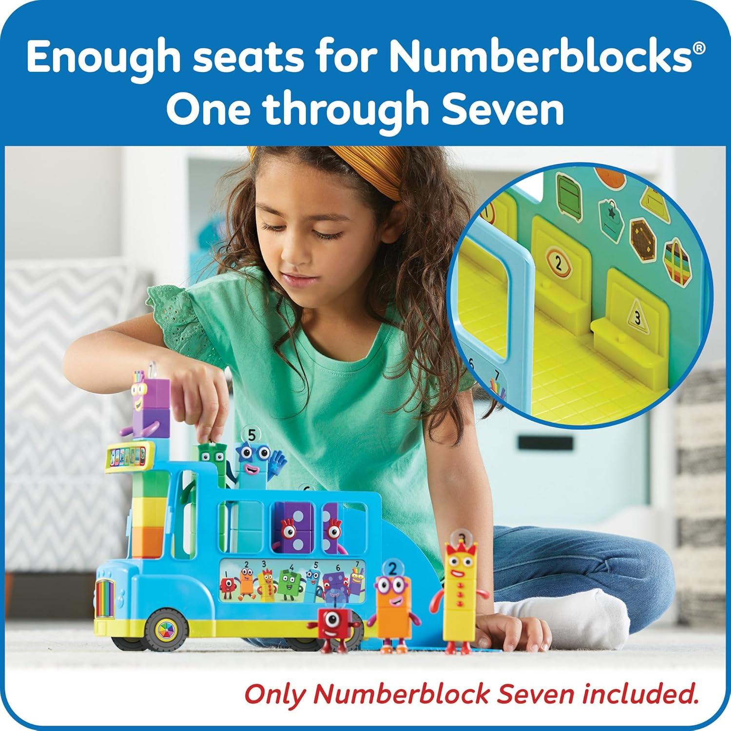 image:imagehand2mind Numberblocks Rainbow Counting Bus Music Toys for Kids Ages 35 Toddler Musical Number Toys Play Figure Playsets Preschool Learning Toys Birthday Gifts for Kids