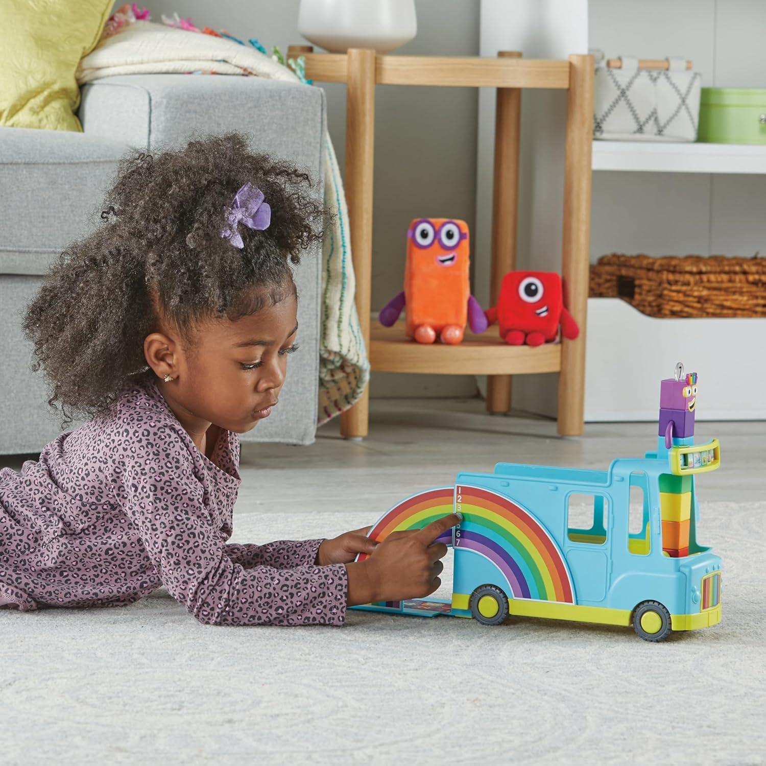 image:imagehand2mind Numberblocks Rainbow Counting Bus Music Toys for Kids Ages 35 Toddler Musical Number Toys Play Figure Playsets Preschool Learning Toys Birthday Gifts for Kids