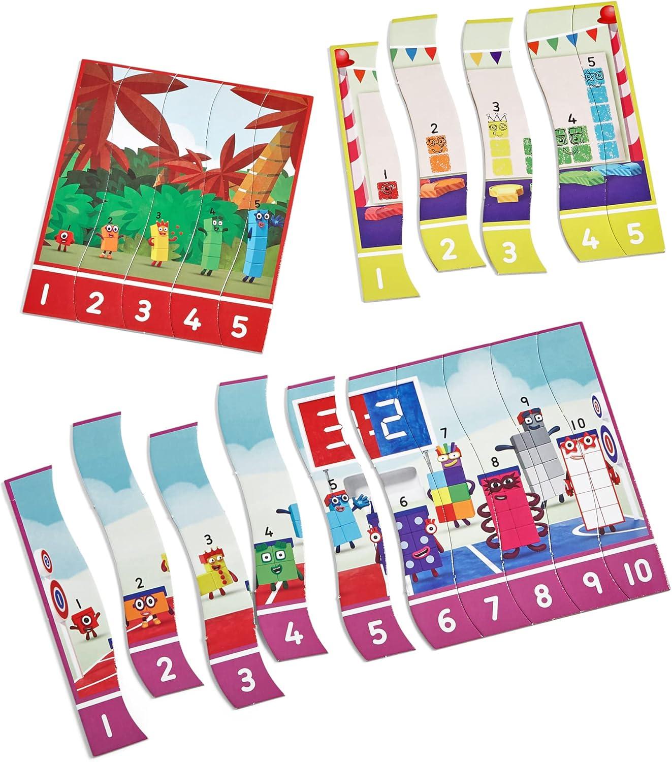 image:imagehand2mind Numberblocks Sequencing Puzzle Set Sequence Cards Matching Game Math Toys Toddler Educational Toys Preschool Learning Activities Kids Birthday Gifts Easter Basket Stuffers for Kids