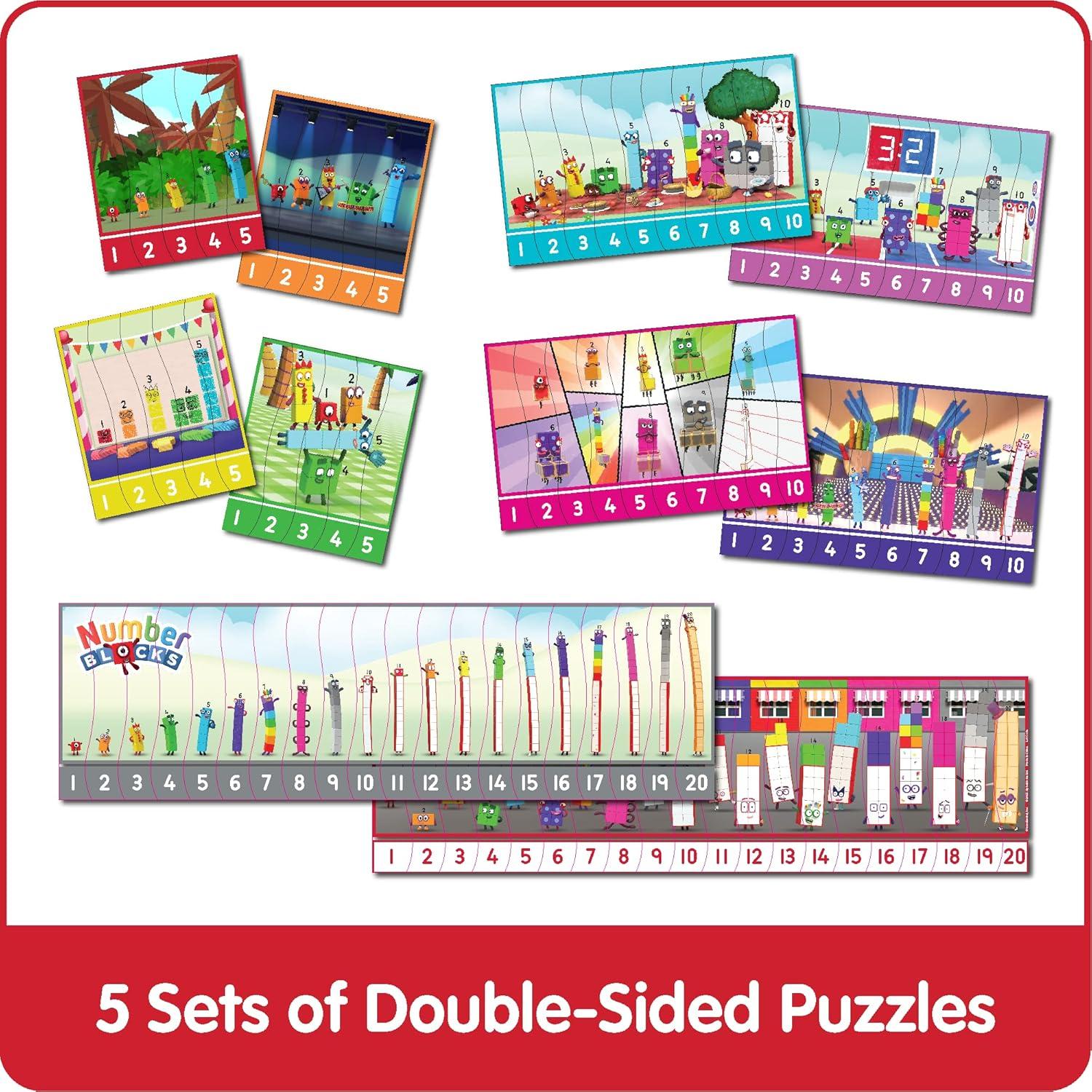 image:imagehand2mind Numberblocks Sequencing Puzzle Set Sequence Cards Matching Game Math Toys Toddler Educational Toys Preschool Learning Activities Kids Birthday Gifts Easter Basket Stuffers for Kids