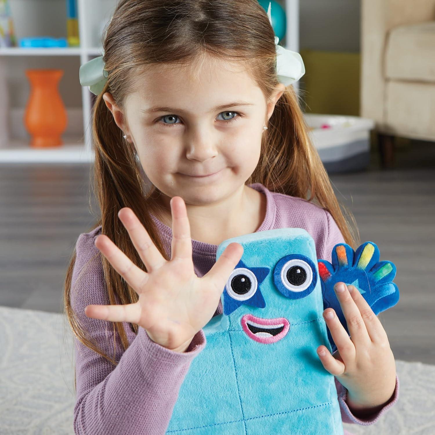 image:imagehand2mind SingAlong Numberblock Five Plush Officially Licensed Character Plushies 12 Songs ampamp Sounds from The TV Show Light Up Soft Stuffies for Kids Ages 2 3 4 5 6 7Modern