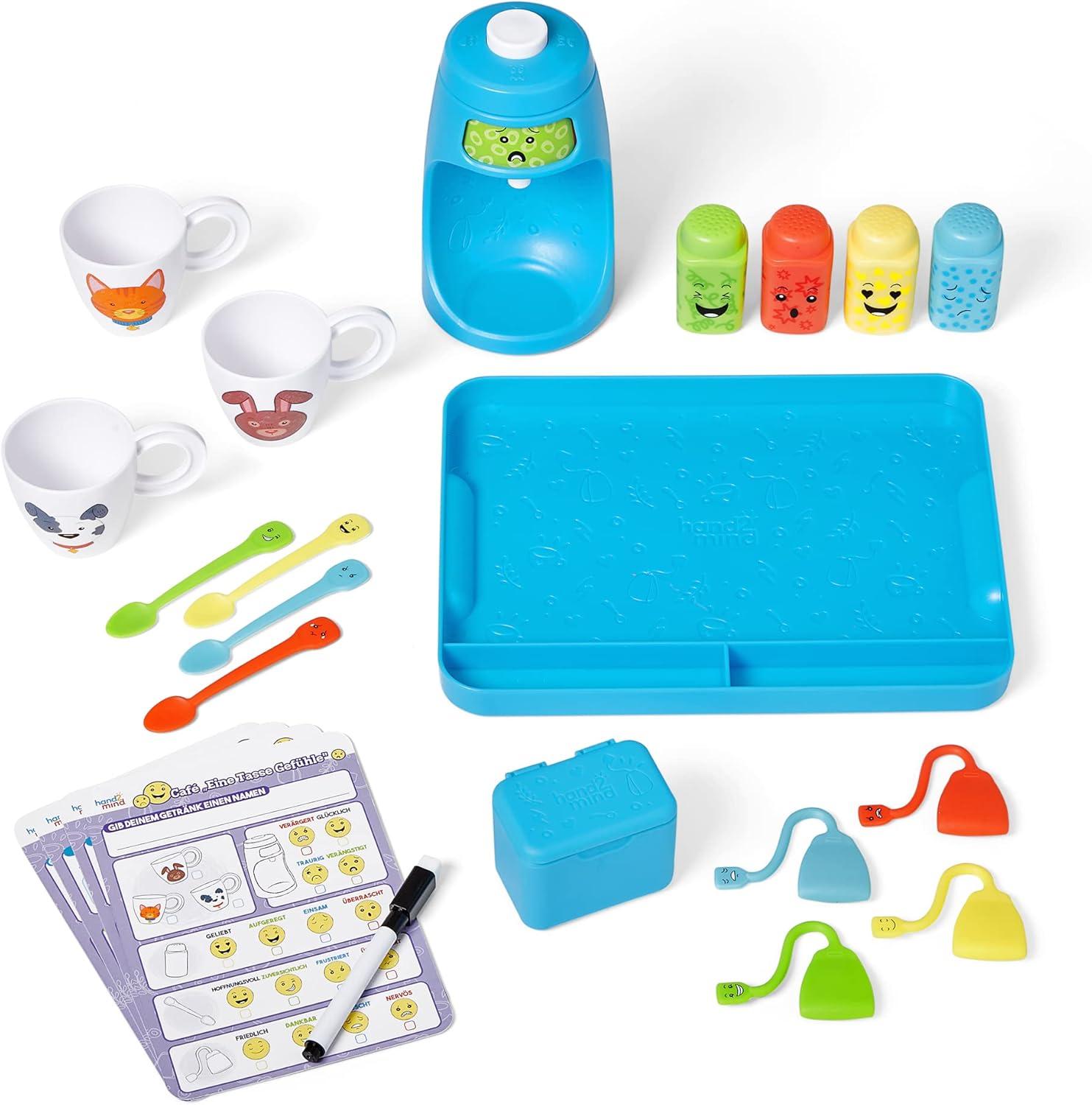 image:imagehand2mind Cupful of Feelings Caf Kids Coffee Maker Emotions for Toddlers Mindfulness for Kids Play Therapy Toys Pretend Play Toy Social Emotional Learning Activities Calm Down Corner Supplies