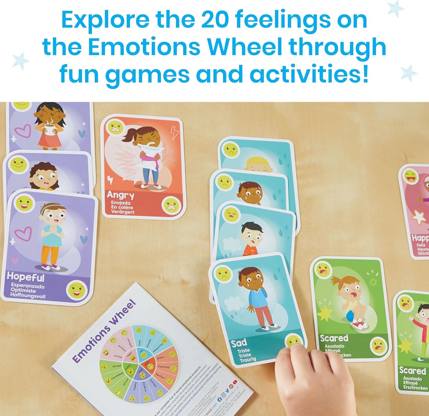 image:imagehand2mind Express Your Feelings Playing Cards Emotions Cards Flash Cards for Toddlers Kids Card Games Play Therapy Toys Therapy Games Social Emotional Learning Activities Social Skills Games