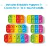 hand2mind Elkonin Box Sensory Bubble Poppers, Phonemic Awareness, Phonics Manipulatives, Science of Reading Classroom Materials, Speech Therapy Toys, Push Pop Fidget Toys for Kids, Fine Motor Tools