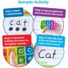 hand2mind Elkonin Box Sensory Bubble Poppers, Phonemic Awareness, Phonics Manipulatives, Science of Reading Classroom Materials, Speech Therapy Toys, Push Pop Fidget Toys for Kids, Fine Motor Tools
