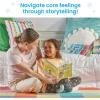 hand2mind Feelings Family Core Emotions Book Set, Social Emotional Learning, Calm Down Corner Supplies, Preschool Classroom Must Haves, Bedtime Story Books for Toddlers, for Kids