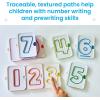 hand2mind Sensory Number Trays, Learning Numbers for Kids, Fine Motor Activities, Counting Toys for Sensory Seeking Kids, Texture Toys, Pre-Writing Skills for Toddlers, Montessori Math Materials