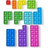 hand2mind Early Numeracy Sensory Bubble Poppers, Push Pop Fidget Toys for Kids, Math Manipulatives Kindergarten, Calm Down Corner Supplies, Fine Motor Skills, Toddler Car Toys for Travel