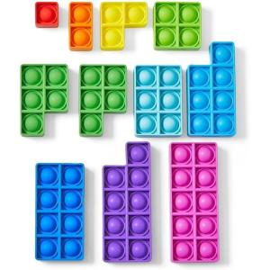 hand2mind Early Numeracy Sensory Bubble Poppers, Push Pop Fidget Toys for Kids, Math Manipulatives Kindergarten, Calm Down Corner Supplies, Fine Motor Skills, Toddler Car Toys for Travel