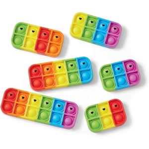 hand2mind Elkonin Box Sensory Bubble Poppers, Phonemic Awareness, Phonics Manipulatives, Science of Reading Classroom Materials, Speech Therapy Toys, Push Pop Fidget Toys for Kids, Fine Motor Tools