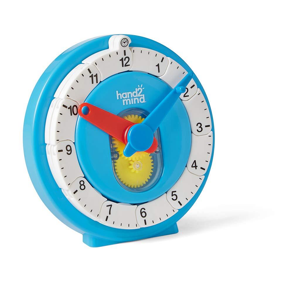 image:imageHand2Mind Advanced NumberLine for Kids Math Manipulatives Analog Clock for Learning Time 1 PackSet of 1
