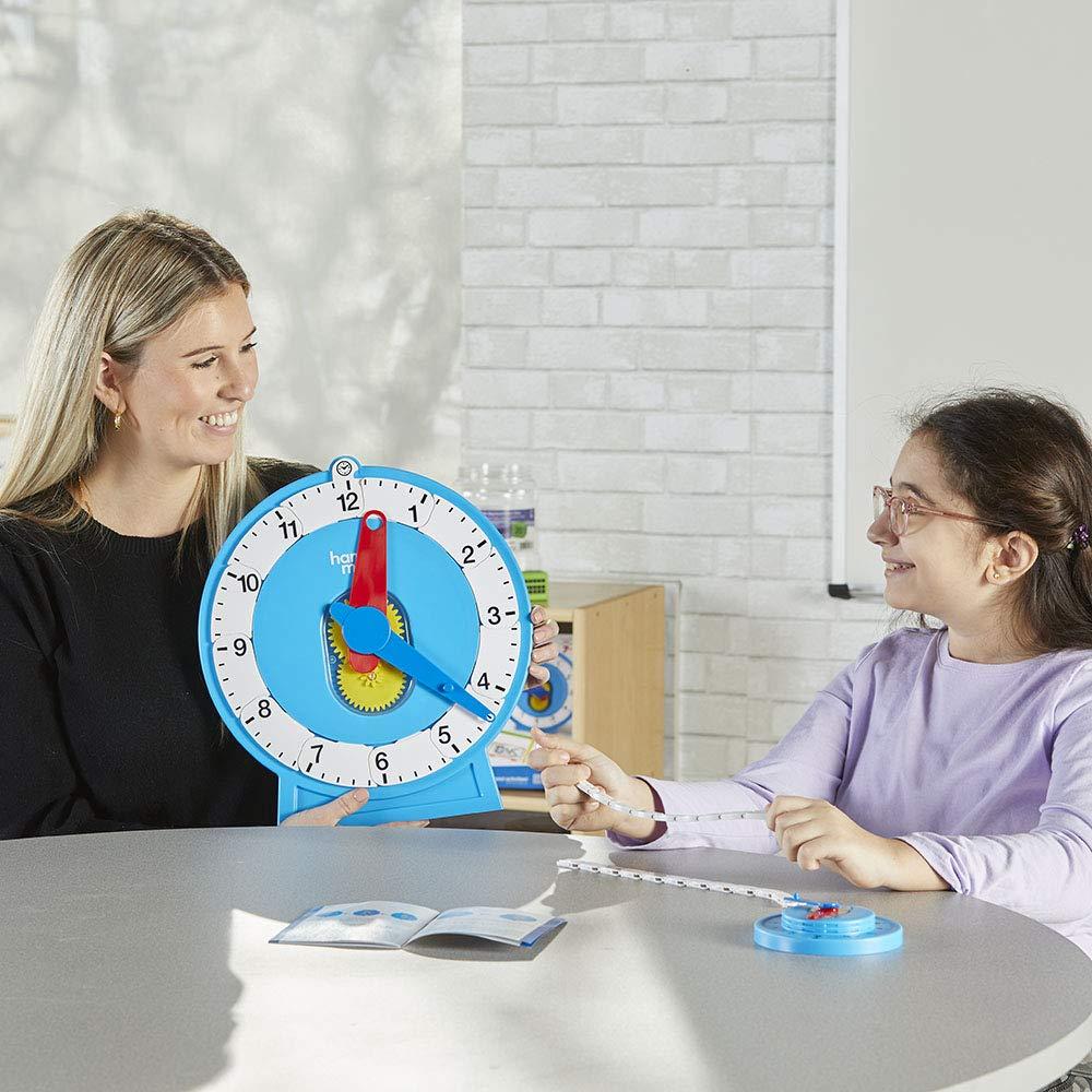 image:imageHand2Mind Advanced NumberLine for Kids Math Manipulatives Analog Clock for Learning Time 1 PackSet of 25