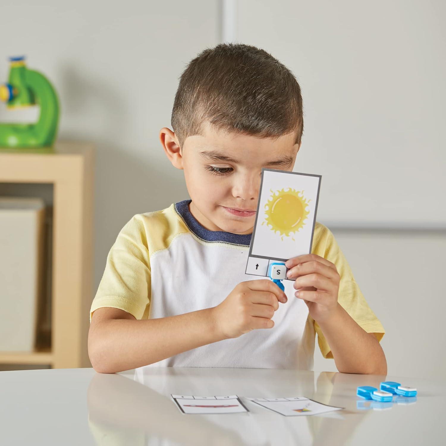 image:imagehand2mind Learn My Letters Fine Motor Clips Kids Clothespin Activities Letter Practice for Preschoolers Toddler Alphabet Learning Toys Pincer Grasp Toys Fine Motor Toys Reading ManipulativesMotor Clips