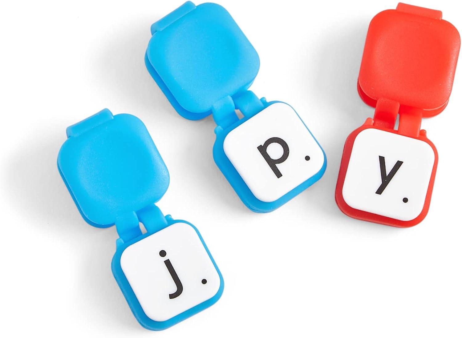image:imagehand2mind Learn My Letters Fine Motor Clips Kids Clothespin Activities Letter Practice for Preschoolers Toddler Alphabet Learning Toys Pincer Grasp Toys Fine Motor Toys Reading ManipulativesMotor Clips