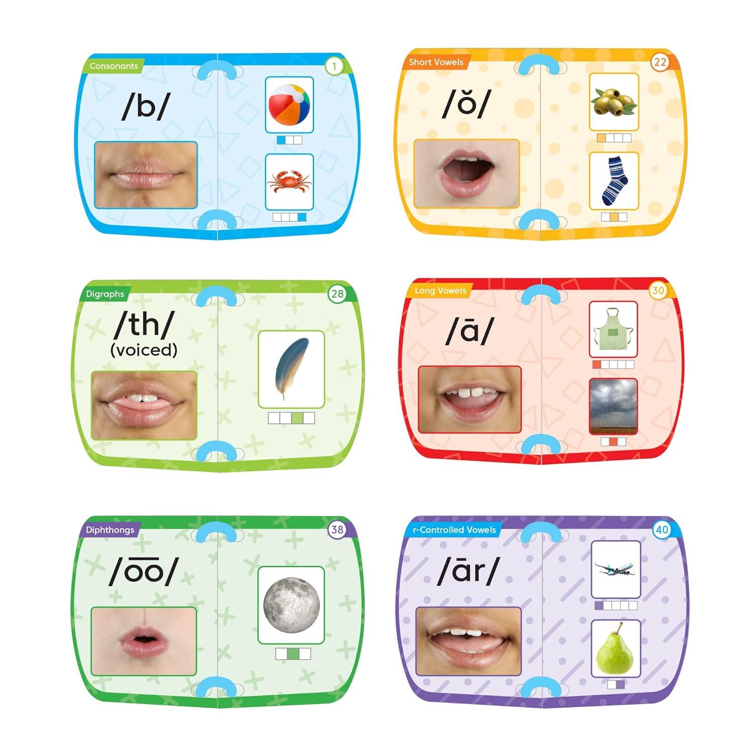 image:imagehand2mind Mirror My Sounds Phoneme Set Letter Sounds Flash Cards Toddler Speech Therapy Materials Phonics for Kindergarten Phonemic Awareness Manipulatives Preschool Learning ActivitiesPhoneme Set