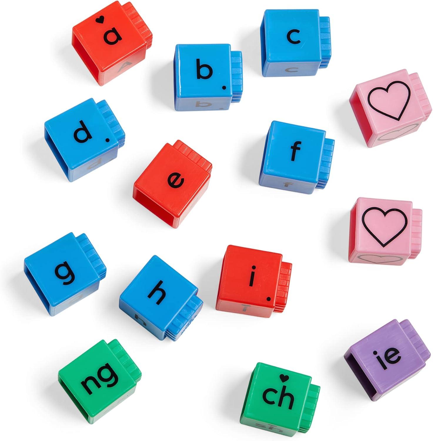 image:imagehand2mind Reading Rods Building Sight Words Word Building Activities Letter Blocks Sight Words Kindergarten CVC Words Spelling Toys Reading Tools for Kids Science of Reading Manipulatives