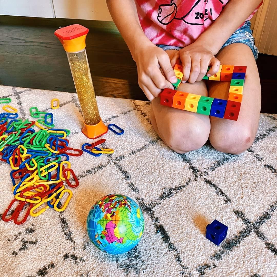 image:imagehand2mind Sensory Fidget Toy Kit Play Therapy Toys Fidget Tube Mini Glow Sticks Play Foam Stress Ball Anxiety Sensory Items Occupational Therapy Toys Calm Down Corner Supplies 128 PiecesSensory Fidget Kit