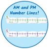 Hand2Mind Advanced NumberLine for Kids: Math Manipulatives, Analog Clock for Learning Time (1 Pack)(Set of 1)