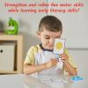 hand2mind Learn My Letters Fine Motor Clips, Kids Clothespin Activities, Letter Practice for Preschoolers, Toddler Alphabet Learning Toys, Pincer Grasp Toys, Fine Motor Toys, Reading Manipulatives(Motor Clips)