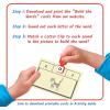 hand2mind Learn My Letters Fine Motor Clips, Kids Clothespin Activities, Letter Practice for Preschoolers, Toddler Alphabet Learning Toys, Pincer Grasp Toys, Fine Motor Toys, Reading Manipulatives(Motor Clips)