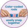 hand2mind Reading Rods Building Sight Words, Word Building Activities, Letter Blocks, Sight Words Kindergarten, CVC Words Spelling Toys, Reading Tools for Kids, Science of Reading Manipulatives