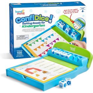 hand2mind ConfiDice! Kindergarten Prep, Learning Games for Toddlers, Math and Reading Activities(Kindergarten)