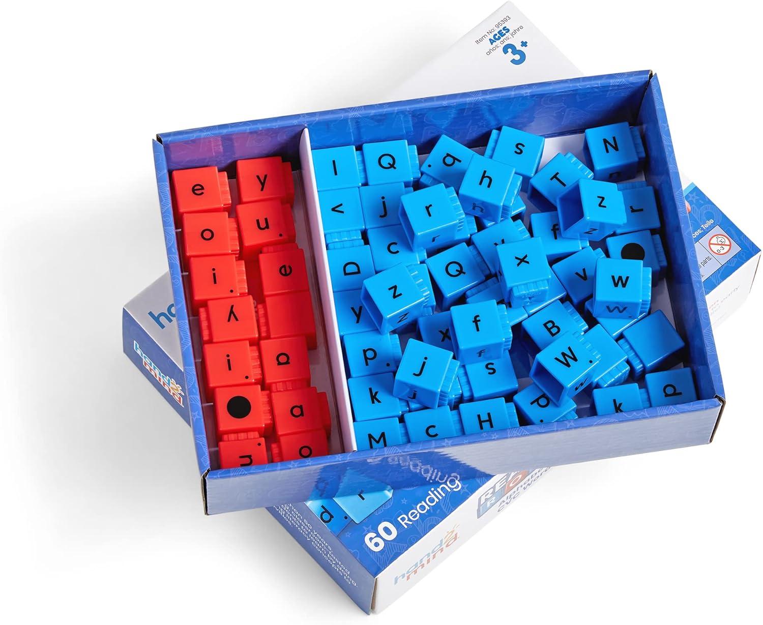 image:imagehand2mind Reading Rods Alphabet amp CVC Words Word Building Activities Letter Blocks CVC Words for Kindergarten Spelling Toys Reading Tools for Kids Science of Reading Manipulatives