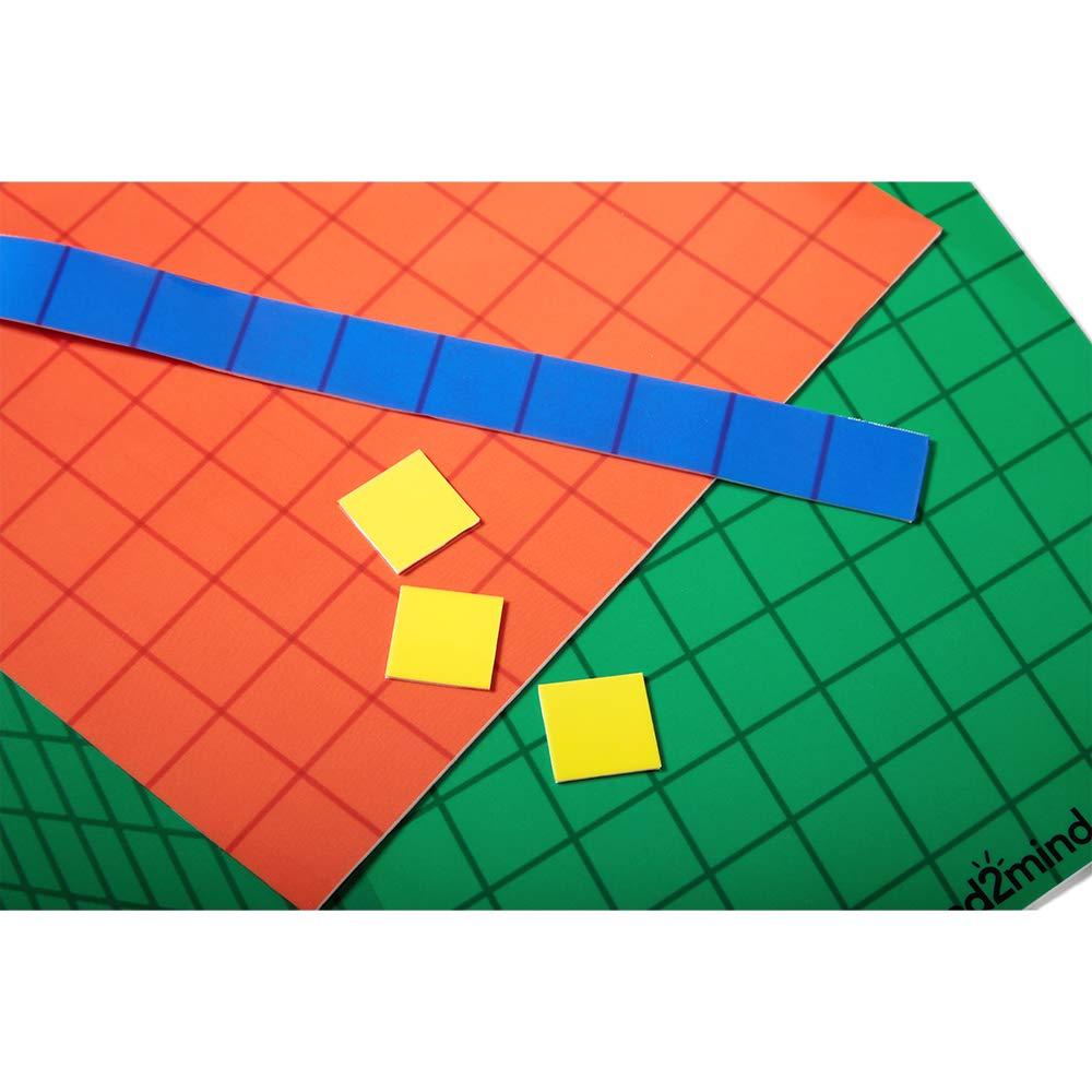image:imagehand2mind Magnetic Demonstration Differentiated Base Ten Blocks Classroom Set Magnetic Place Value Blocks Counting Cubes for Kids Math Base 10 Math Manipulatives Kindergarten Set Set of 131Clings