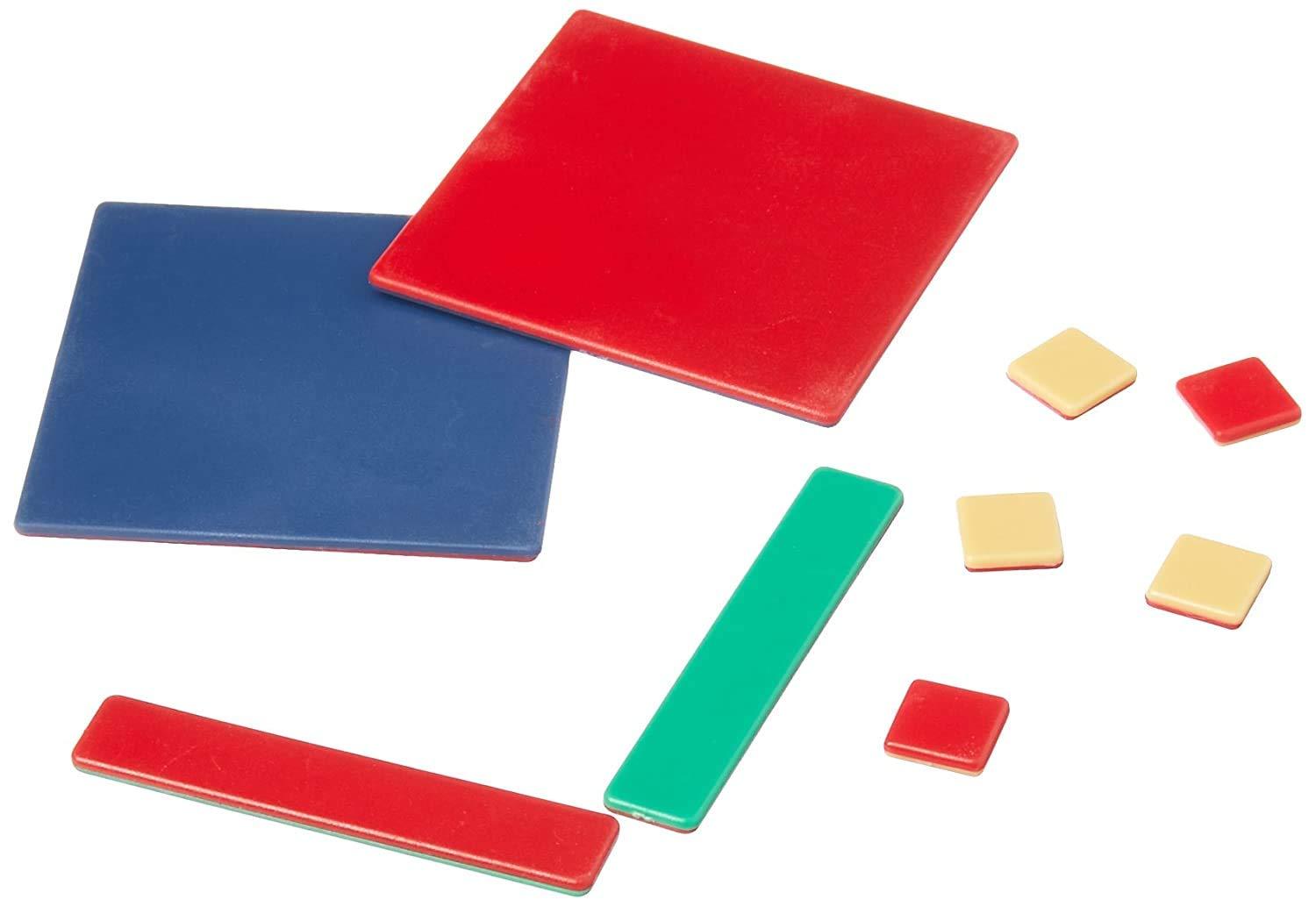 image:imagehand2mind Plastic Algebra Tiles Student Set Algebra Manipulatives Algebra Tiles X and Y Linear Algebra Algebra Tools Tiles Learning Algebraic Tiles Algebra Classroom 32 Pieces