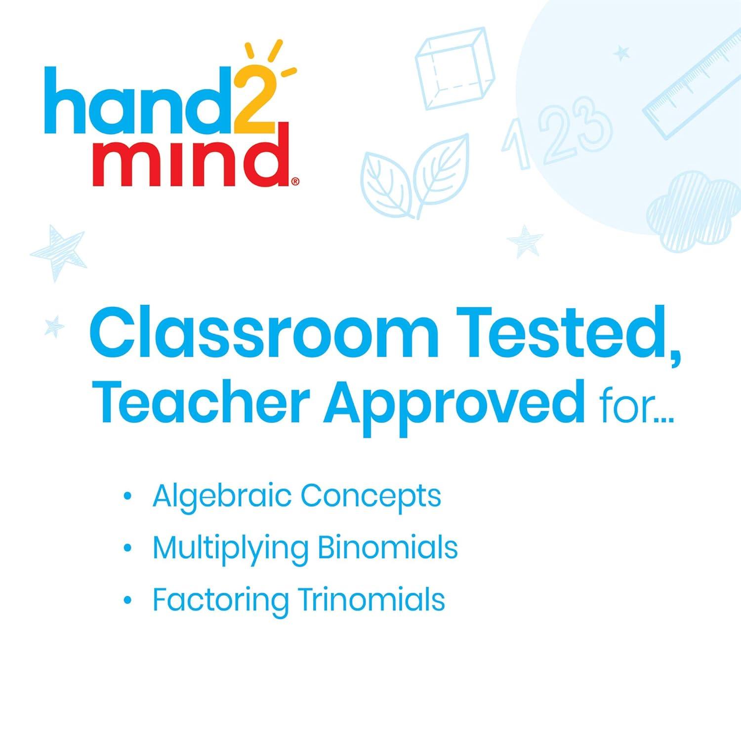 image:imagehand2mind Plastic Algebra Tiles Student Set Algebra Manipulatives Algebra Tiles X and Y Linear Algebra Algebra Tools Tiles Learning Algebraic Tiles Algebra Classroom 32 Pieces