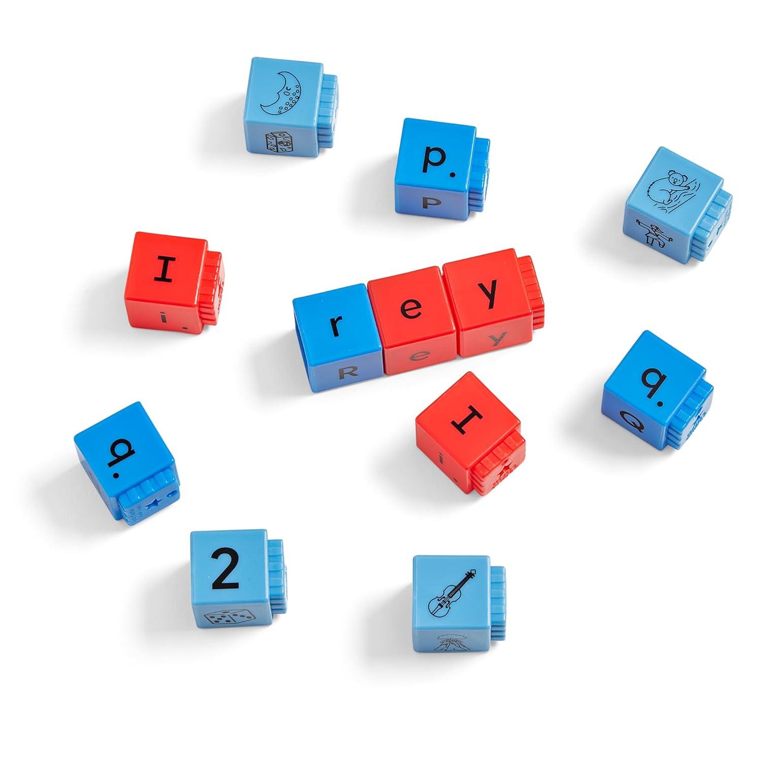 image:imagehand2mind Spanish Reading Rods Alphabet amp Phonemic Awareness Word Building Activities Alphabet Linking Cubes Letter Blocks for Spelling Learn Spanish for Kids Spanish Classroom Must Haves