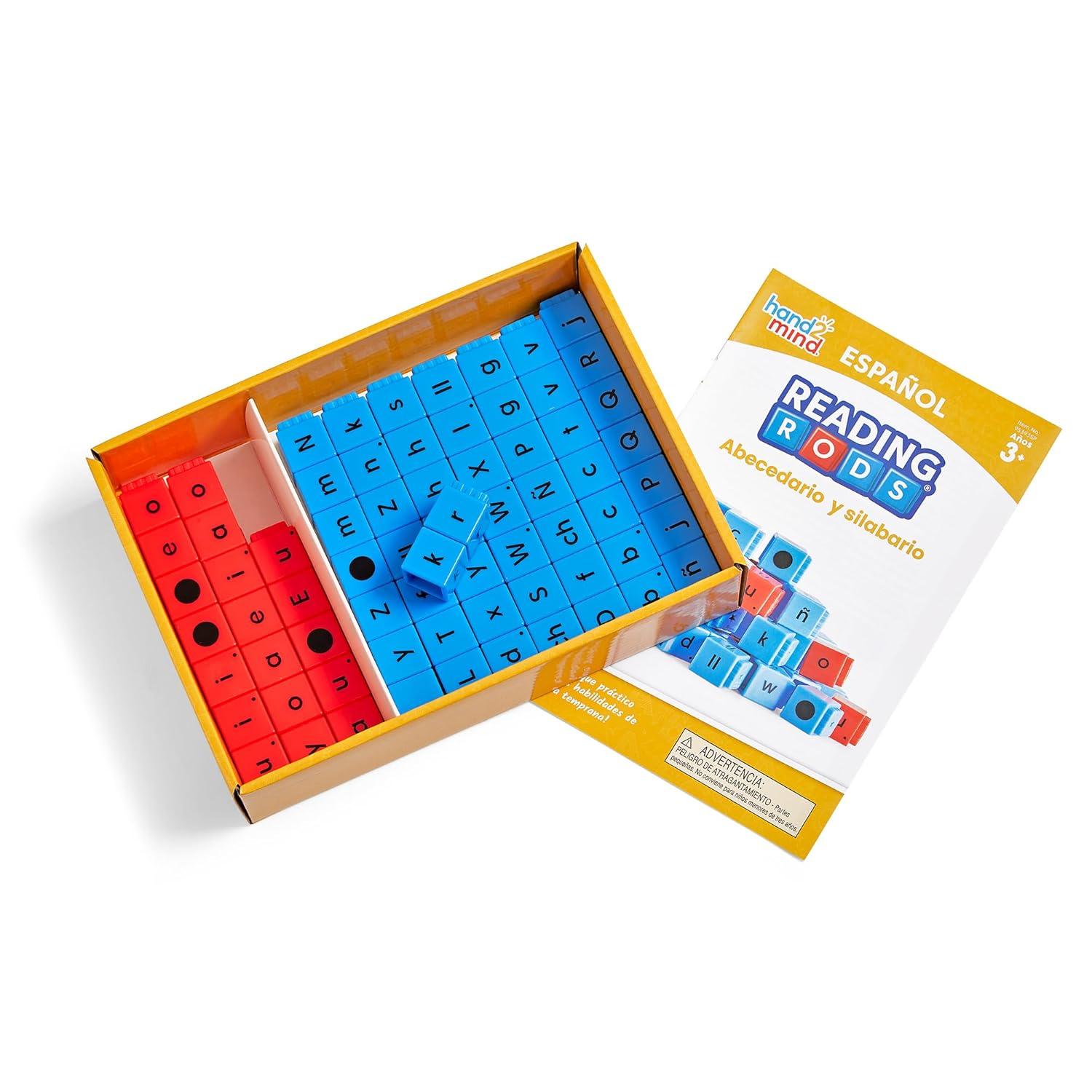 image:imagehand2mind Spanish Reading Rods Alphabet amp Syllables Word Building Activities Alphabet Linking Cubes Letter Blocks for Spelling Learn Spanish for Kids Spanish Classroom Must Haves