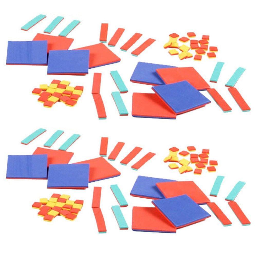 image:imagehand2mind Foam Algebra Tiles Class Set Algebra Manipulatives Algebra Tiles X and Y Linear Algebra Algebra Tools Tiles Learning Algebraic Tiles Algebra Classroom Set of 30