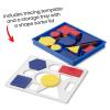 hand2mind 46393 Attribute Blocks Classroom Basics Kit – Set of 6 Trays