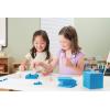 hand2mind Blue Plastic Base Ten Blocks Cube, Place Value Blocks, Counting Cubes for Kids Math, Base Ten Blocks Classroom Set, Math Blocks Kindergarten, Base 10 Math Manipulatives (Set of 1)