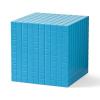 hand2mind Blue Plastic Base Ten Blocks Cube, Place Value Blocks, Counting Cubes for Kids Math, Base Ten Blocks Classroom Set, Math Blocks Kindergarten, Base 10 Math Manipulatives (Set of 1)