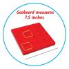 hand2mind Double-Sided Geoboards, Geoboards with Rubber Bands, Geometry Board, Kindergarten Math Manipulatives, Rubber Band Peg Board, Hands On Math Kit, Geometric Shapes for Classroom (Set of 10)​