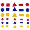 hand2mind Foam Attribute Blocks Student Kit, Geometry Set, Preschool Learning, Manipulatives for Preschool, Montessori Math, Shapes for Toddlers, Home Schooling Materials Pre-K (Set of 60 Blocks)(Classic Set)