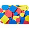 hand2mind Foam Attribute Blocks Student Kit, Geometry Set, Preschool Learning, Manipulatives for Preschool, Montessori Math, Shapes for Toddlers, Home Schooling Materials Pre-K (Set of 60 Blocks)(Classic Set)