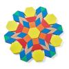 hand2mind Foam Pattern Blocks, Foam Shapes, Geometric Shapes for Kids, Pattern Play, Toddler Pattern Blocks, Shapes for Kindergarten, 3D Shapes Manipulatives, Sorting Math (Set of 250)(Set of 1250)