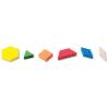 hand2mind Foam Pattern Blocks, Geometric Shapes for Kids, Pattern Play, Toddler Pattern Blocks, Learning Shapes for Kindergarten, 3D Shapes Manipulatives, Sorting Math Blocks (Set of 1,250)(Set of 250)