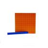 hand2mind Magnetic Demonstration Differentiated Base Ten Blocks Classroom Set, Magnetic Place Value Blocks, Counting Cubes for Kids Math, Base 10 Math Manipulatives Kindergarten Set (Set of 131)(Magnetic)