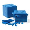 hand2mind Plastic Interlox Base Ten Blocks Classroom Set, Connecting Cubes, Base 10 Blocks for Math, (Set of 644)