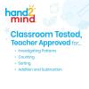 hand2mind Plastic Square with 7 Color Tiles, Color Sorting, Math Counters, Counting Manipulatives, Colored Plastic Squares, Math Manipulatives, Bingo Chips, Game Tokens, Tiles Learning (Set of 400)(Color Tiles)