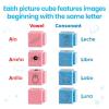 hand2mind Spanish Reading Rods Alphabet & Phonemic Awareness, Word Building Activities, Alphabet Linking Cubes, Letter Blocks for Spelling, Learn Spanish for Kids, Spanish Classroom Must Haves