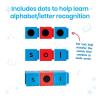 hand2mind Spanish Reading Rods Alphabet & Syllables, Word Building Activities, Alphabet Linking Cubes, Letter Blocks for Spelling, Learn Spanish for Kids, Spanish Classroom Must Haves