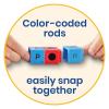 hand2mind Spanish Reading Rods Alphabet & Syllables, Word Building Activities, Alphabet Linking Cubes, Letter Blocks for Spelling, Learn Spanish for Kids, Spanish Classroom Must Haves