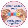 hand2mind Spanish Reading Rods Prefixes & Suffixes, Word Building Activities, Alphabet Linking Cubes, Letter Blocks for Spelling, Learn Spanish for Kids, Spanish Classroom Must Haves